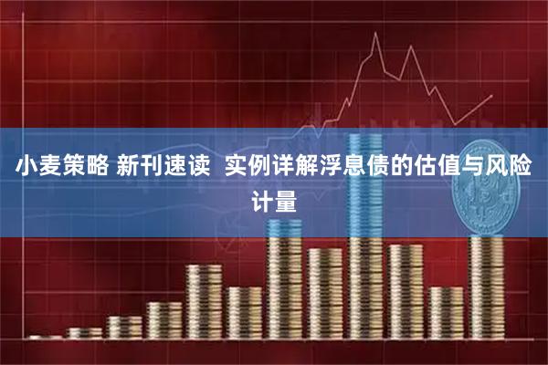 小麦策略 新刊速读  实例详解浮息债的估值与风险计量