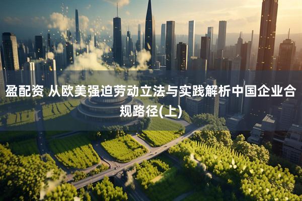 盈配资 从欧美强迫劳动立法与实践解析中国企业合规路径(上)