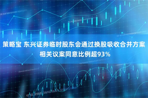 策略宝 东兴证券临时股东会通过换股吸收合并方案 相关议案同意比例超93%